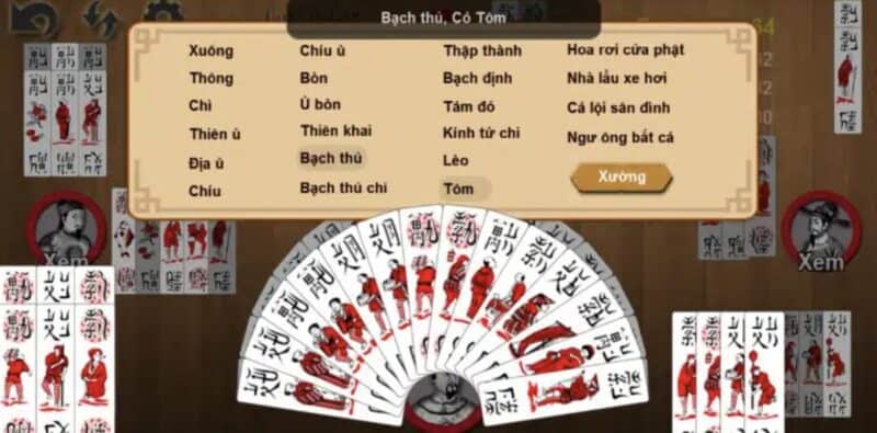 thuật ngữ trong game bài chắn