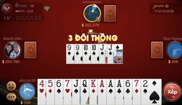 thưởng phạt khi chặt 3 đôi thông